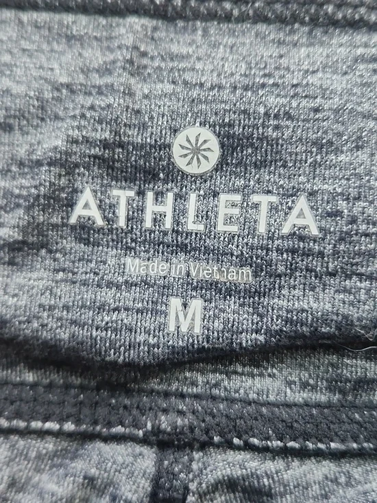 Athleta gray jogger leggings with pockets Size Medium - Picture 2 of 6